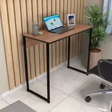 Mesa de Estudo Estilo Home Office Escrivaninha Industrial Moderna
