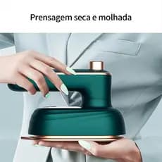 Mini Ferro De Passar Roupas Para Viagem Elétrico Portátil Pequeno Bivolt 110v e 220v
