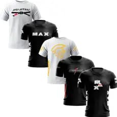 Kit 4 Camiseta Esportivas Academia Masculina Crossfit 100% Dry fit Tecido Super Premium Camisa Unissex