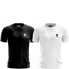 Kit 2 Camiseta Camisa Dry Fit 100% Poliéster Tecido Leve Premium Treino Academia Esporte Exercício