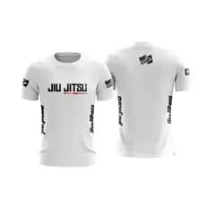 CAMISETA DRY FIT 100% TECIDO FRIO SECAGEM RAPIDA JIU - JITSU TREINO LUTA FORÇA DEFESA PESSOAL