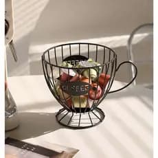 Porta cápsula Nespresso 3 corações dolce gusto expresso nescafé Cafe Cesta Armazenamento lanche de frutas