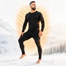Conjunto Calça + Blusa Térmica Flanelada Masculino Leve Confortável ELASTICIDADE AJUSTA-se AO CORPO