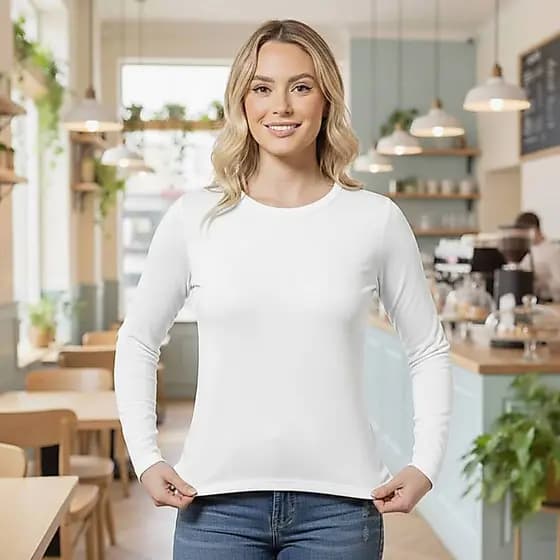 Blusa Térmica Feminina Flanelada – Segunda Pele com Alta Elasticidade e Tecnologia Fresh Dry