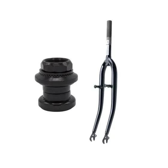 Garfo Sundown Aro 26 Rosca Fina Standard 21.1mm Monark + Caixa Direção Yamada Reforçado