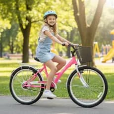 Bicicleta Aro 24 Feminina Menina 1v Athor Bliss C/ Cestinha Criança 9 10 11 12 Anos