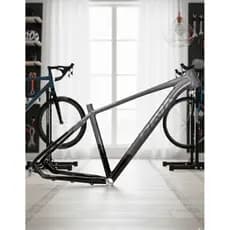 Quadro Aro 29 Rava Nazca Boost Tapered Mtb Bike Cinza Cônico Cabeamento Interno Aluminio