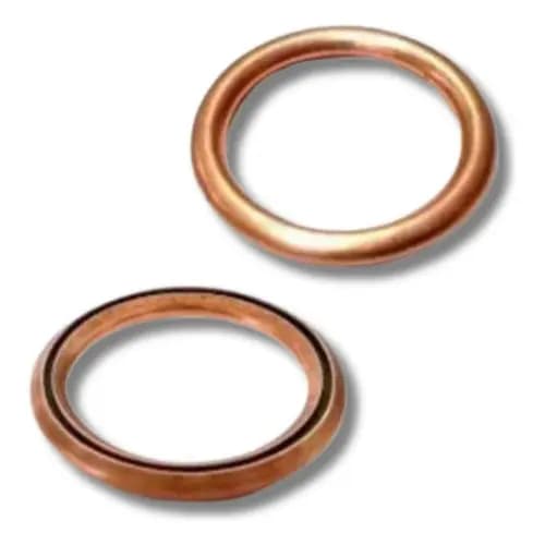 Arruela Bujão Cárter Cobre Amassar 14x20 Mm Vw 5 Pçs