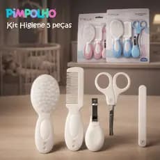 Kit de higiene para bebe 5 peças Pimpolho