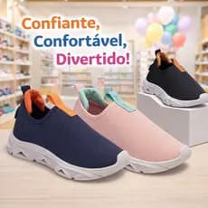 Tênis Infantil Menino Menina Calce Fácil Azul Rosa Pimpolho
