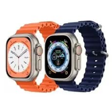 Pulseira Ocean Silicone Fivela Ajustável Compatível Smartwatch 38-49mm
