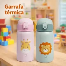 Garrafa Térmica Infantil Aço Inox 400ml +12meses Pimpolho