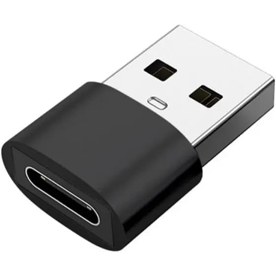 Adaptador USB-C Fêmea Para USB-A 3.0 OTG Carregamento Dados