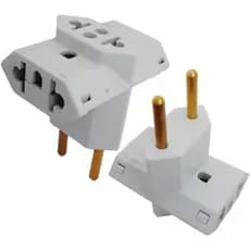 Kit 2 Adaptadores Cubo 10a 20a Amperes Multiplicador Tomadas 127/220v