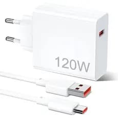 Carregador Turbo USB-C 120W / 67W com Cabo Tipo-C 6A 1 Metro | Quick Charge 3.0 | Bivolt