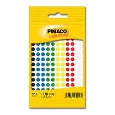 Etiqueta adesiva TP6 cores Pimaco