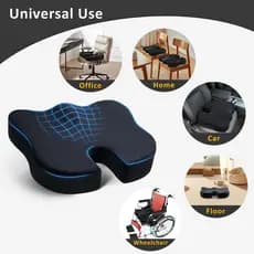 Almofada Assento Ortopédico Travesseiro Ergonômico Cadeira Corretor Postura Home Office