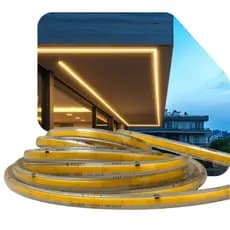 Fita LED COB 5M a 20M 320Leds/M 12W IP65 1200Lumens/M 10mm Ligação Direta Na Rede 110v ou 220v