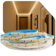 Fita LED COB 10m 240LEDs 24W 2400Lm IRC90 IP44 Direto na Rede 110v ou 220v