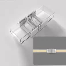 Kit 2 a 10 Conectores Emenda Reta IP68 / IP65 Para Fita COB ou SMD 12V / 24V / 110V / 220V