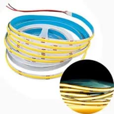 Fita Led Cob 10m 640LEDs 24W 2400Lm IRC90 Direto na Rede 110V ou 220V