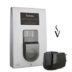 Difusor Elétrico Standard Via Aroma Branco e Preto Essências