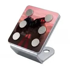 Suporte Celular Magnético 6 Imãs Moto Forte Seguro Universal Alta Velocidade