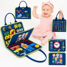 Maleta Montessori Multi Atividades Infantil Sensorial Coordenação Motora Presente Educativo