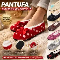 Kit 1 a 4 Pantufa Feminina Inverno Peludinha Forrada Lã Antiderrapante Quente Confortável Para Casa