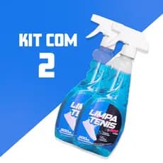 Kit 2 Limpa Tênis Branco Sapato Calçado 500ml Spray Premium Top Profissional Perfume Limpeza Manchas