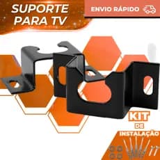 Suporte Fixo Universal para TV e Monitor - De 10" a 100" Polegadas LED LCD 4K