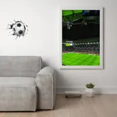 ADESIVO DE PAREDE - BOLA DE FUTEBOL - QUARTO SALA LOJA CASA