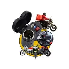 Carregador De Celular Usb Turbo Para Motos Acendedor 12v Motoca Ifood