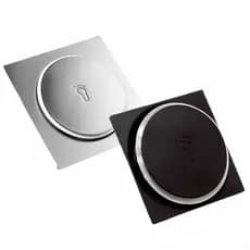 Ralo Click Inteligente Aço Inox Banheiro 10x10 Inoxidável