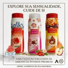 kit 3 Sabonete Líquido Íntimo Apinil - 200ml - Envio Imediato