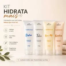 4 Hidratante Corporal Bell Corpus Hidrata+ Filtro Solar - Envio Imediato