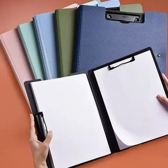 Kit Pasta Prancheta Com Capa A4 Material De Escritorio Pasta Catálogo Prancheta Com Capa A4