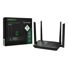 Roteador Intelbras Wifi 6 Dual Band Mesh Gigabit 4 Antenas w6-1500