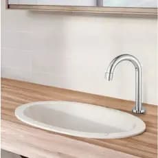 Torneira Lavatório Slim Tube Bica Alta Cromada Super Luxuosa