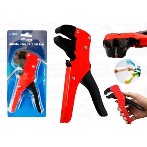 Alicate Decapador De Fio 7 Polegadas Para Uso Profissional - Western