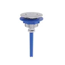 Botão de Acionamento Superior Universal ABS Branco Blukit – Compatível com Válvulas de Descarga