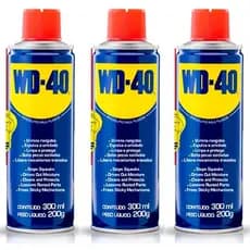 WD40 Lubrificante Óleo Spray Multiuso 3 unidades Desengripante 300ml por unidade