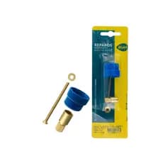 Prolongador 10mm para Registro Docol ABS com Encaixe em Latão Blukit Rosca Plástica