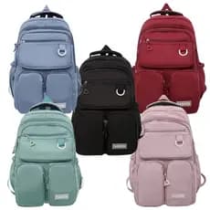 MOCHILA NYLON ESCOLAR FASHION