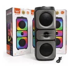 Caixa De Som Portatil Bluetooth potente 50W Altomex AL-3829 Com LED RGB Entrada Microfone Pendrive TWS