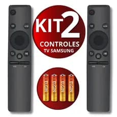 Controle Remoto para Televisão Samsung Smart TV 4K LED OLED LCD QLED Com Pilhas | Envio Imediato