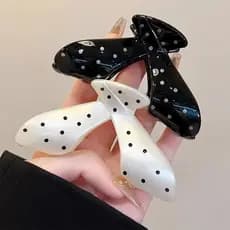 Estilo coreano bolinhas perolado grab clip Hairpin Multi-Volume de cabelo grande grampo de cabelo garra tubarão clipe pr