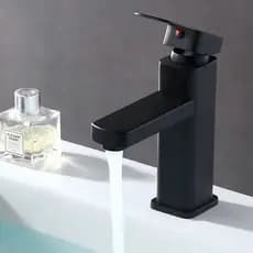 Inox Torneira banheiro Alavanca Moderna Abs Luxo 1/2 De Volta Cromo Premium Monocomando