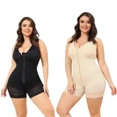 Cinta Barriga Zero Faixas Body Macacão shape macaquinho de corpo Cirurgia Plástica perninha abertura