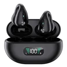 Bluetooth 5.3 Fones Ouvido Sem Fio Q80 Clipe Música Com Cancelamento Ruído Fone Chamada Controle